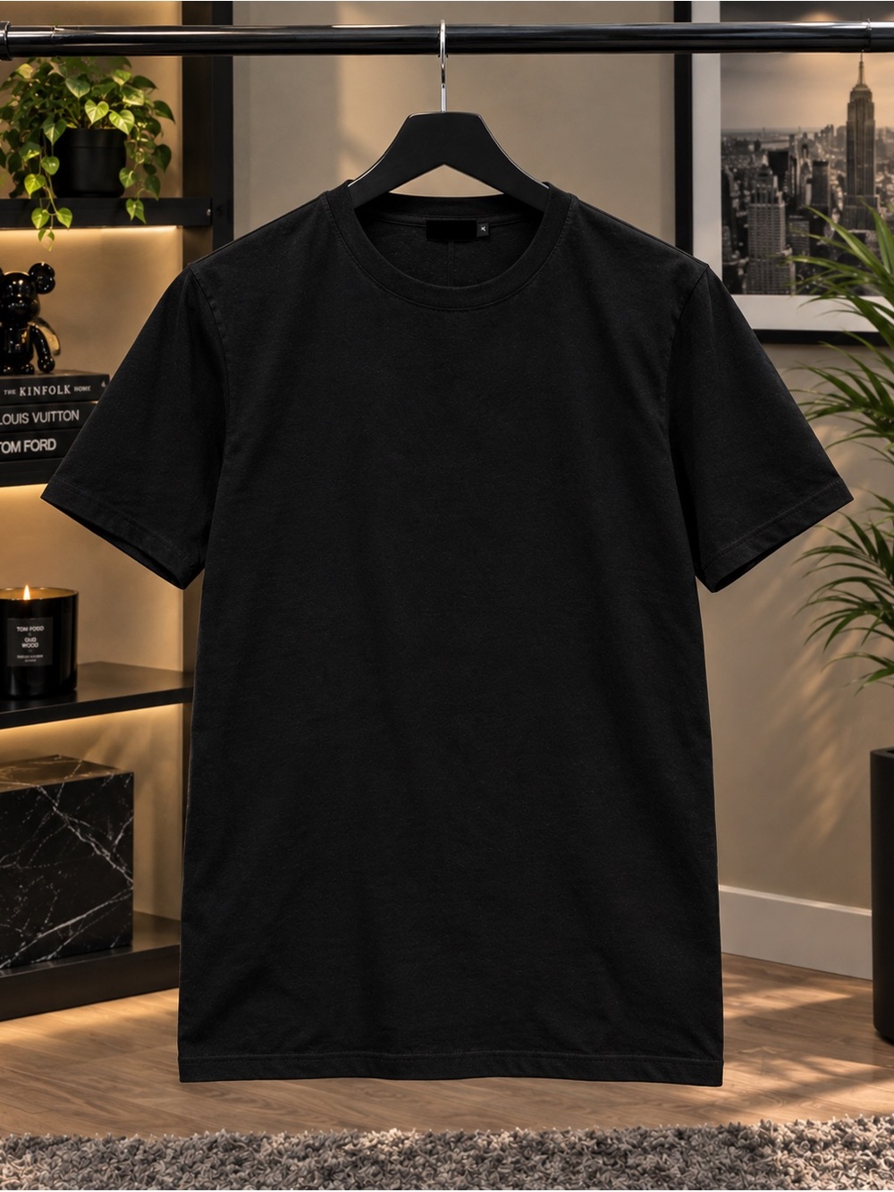 Prada Black Short-Sleeve T- shirt